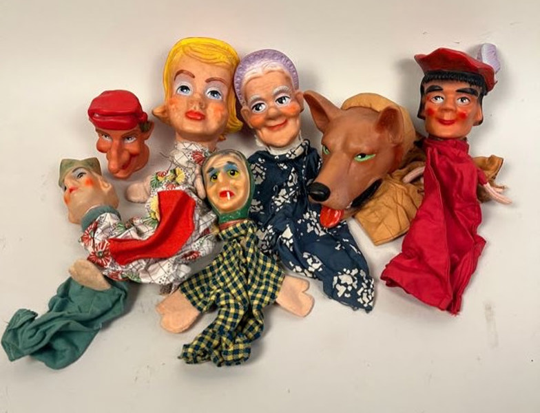 Äldre handfigurer - Kasperdockor