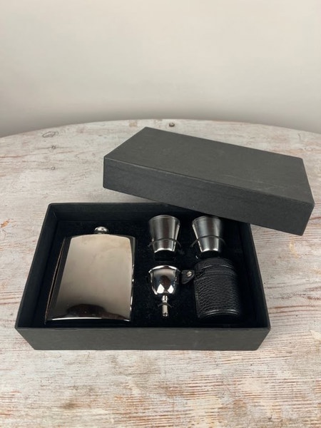 Fickplunta med tillbehör stål