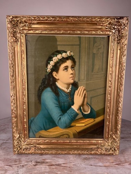 Tavla tryck med glas