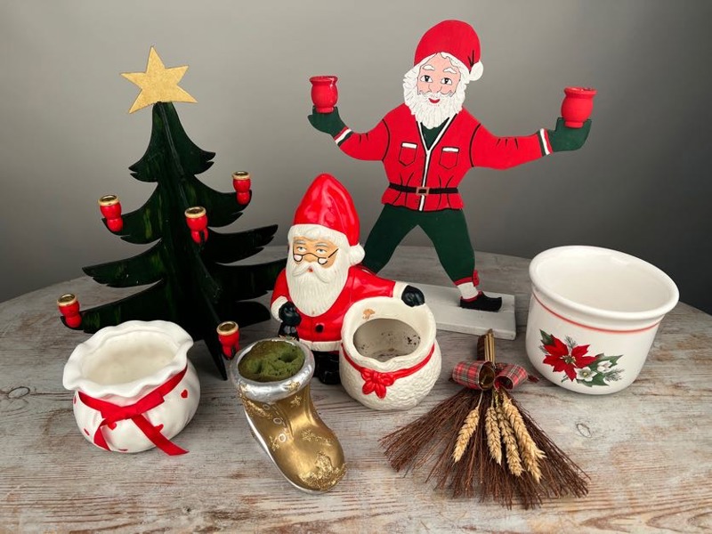 Ljusstakar,krukor + pynt