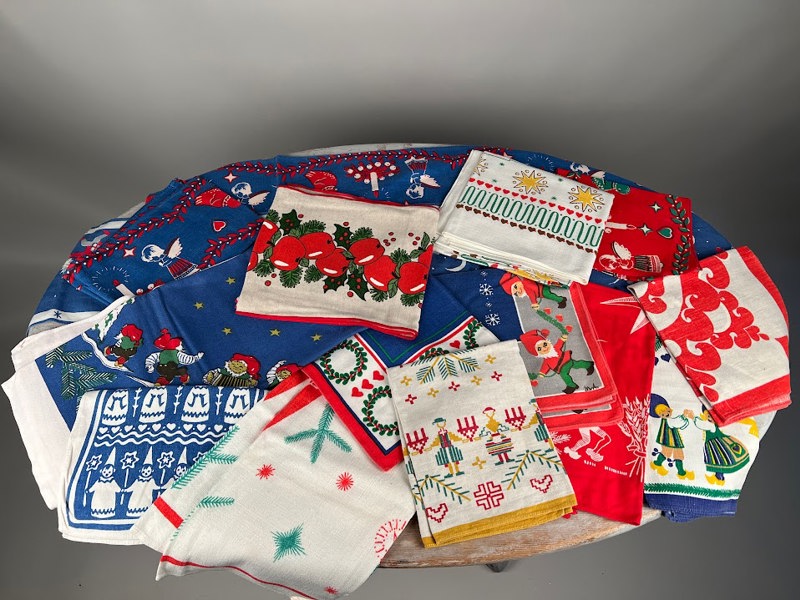 Diverse juldukar 50/60tal