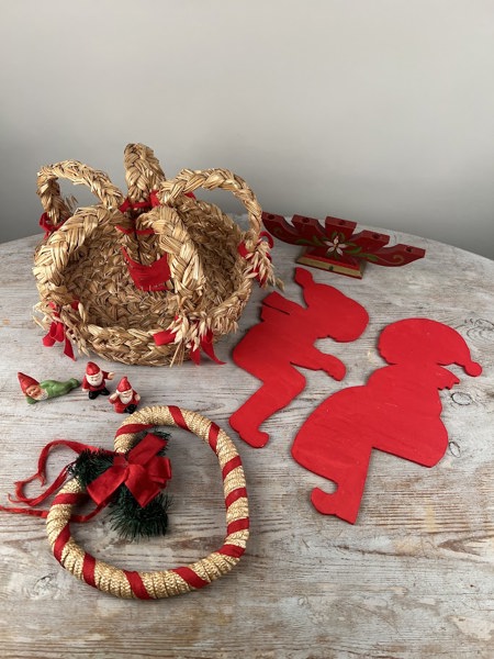 Halmkrona, siluettfigurer mm