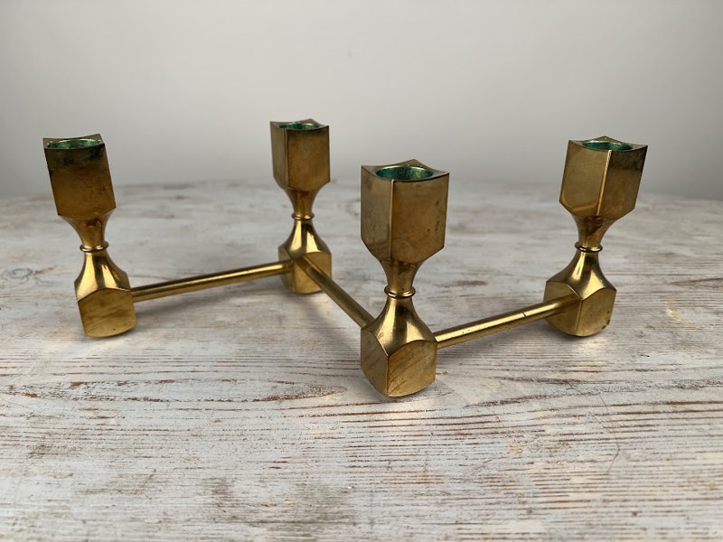 Ljusstake mässing Gusum 2002