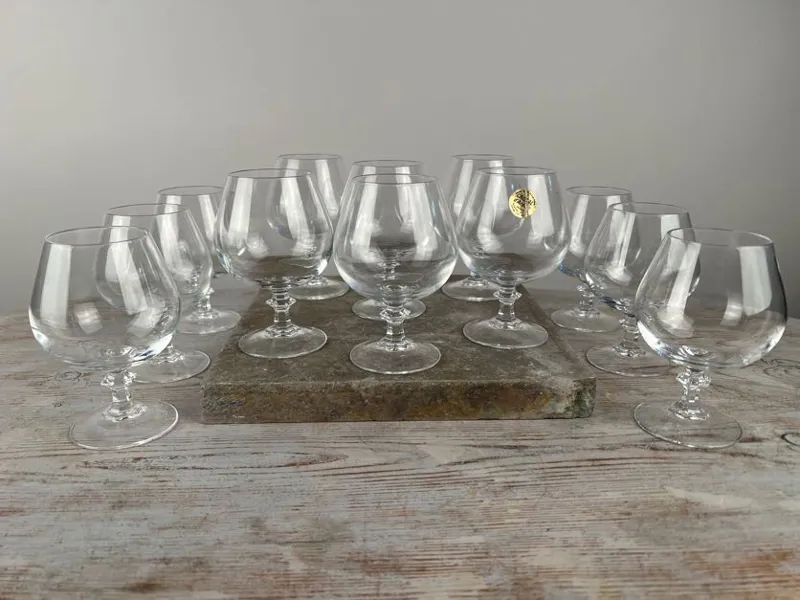 Konjaksglas i kristall
