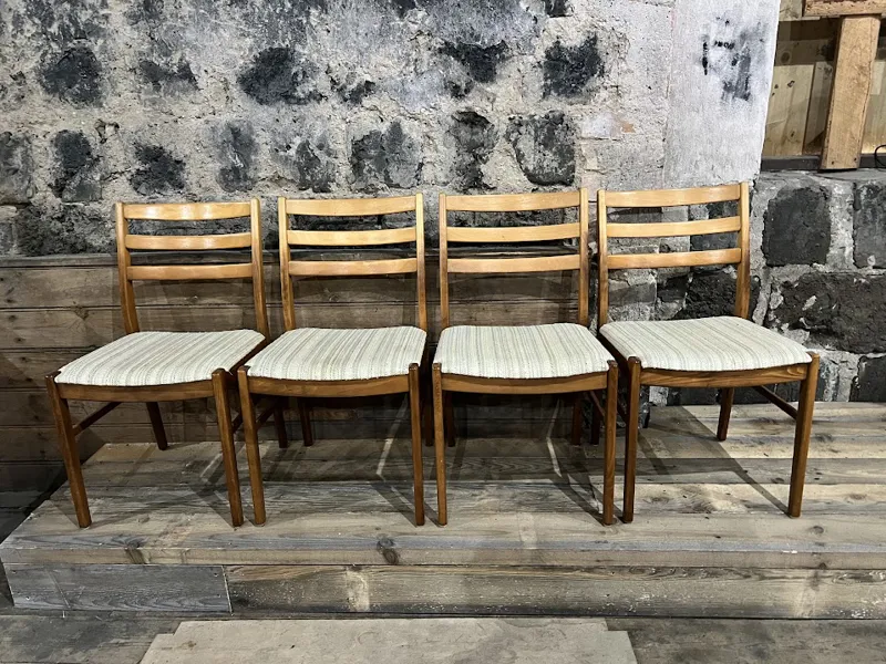 4 stolar teak