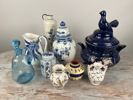 Diverse blåvitt bl.a. Delft