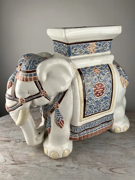 Stor elefant porslin