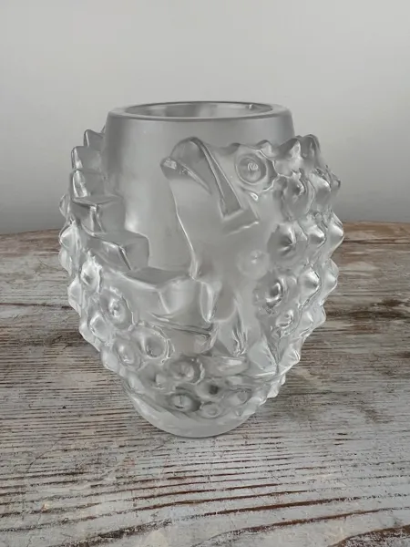 Lalique Vas med fiskar