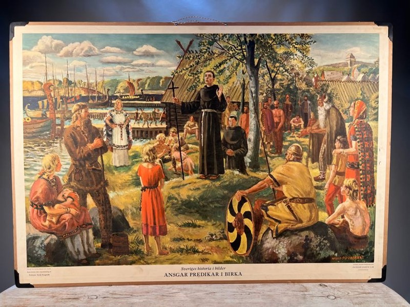 Skolplansch Ansgar Birka