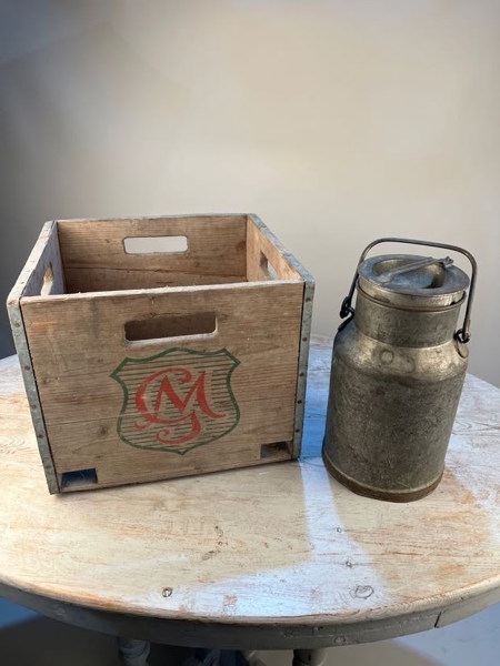 Träback mjölkkanna 