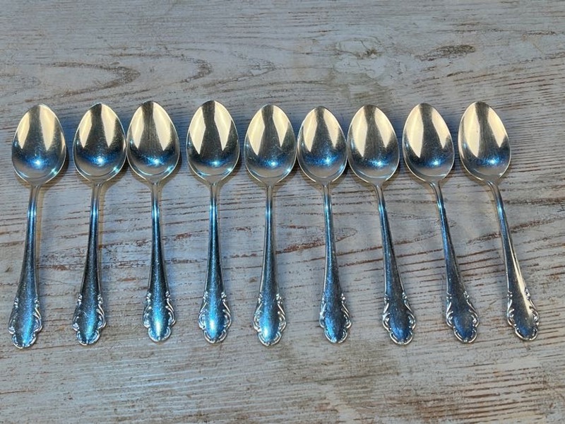 Silver kaffeskedar