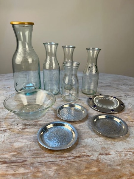 Delar glas