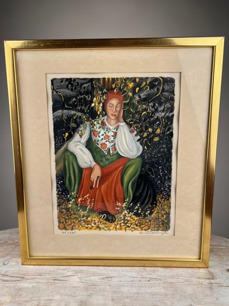 Mats Wangel färglitografi