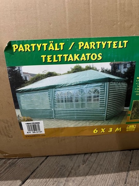 Partytält 6x3 m