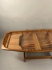 Soffbord handgjort trä/glas 