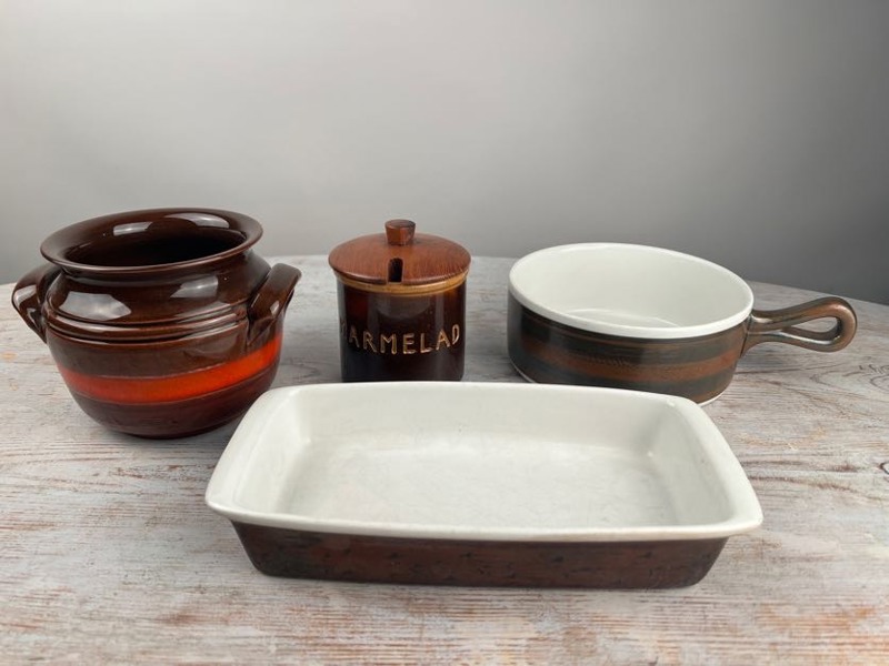 Höganäs marmeladburk mm.